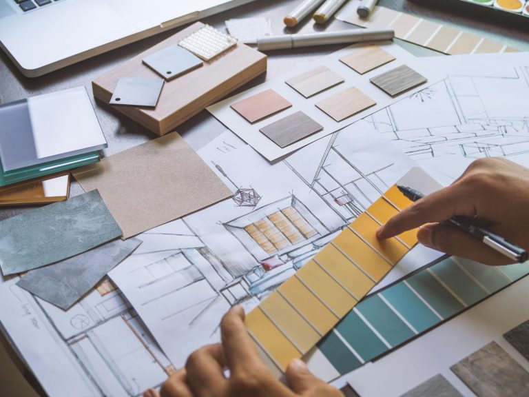 Agence Gefigram Draguignan Agence Skoart Var Draguignan Saint Raphael Designer Architecte Decoration Interieur Entreprise panel couleur plans architecture 1
